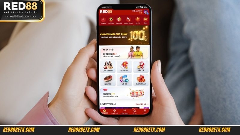 Các bước tải ứng dụng Red88 về điện thoại chạy hệ điều hành Android