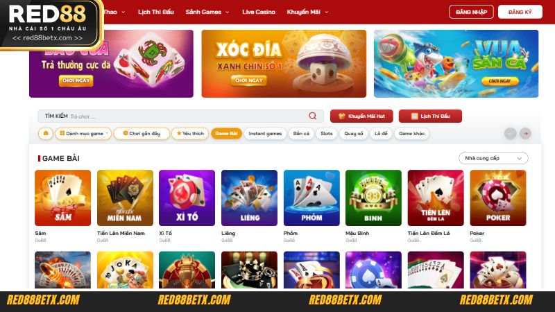 Giới thiệu về Red88 game bài