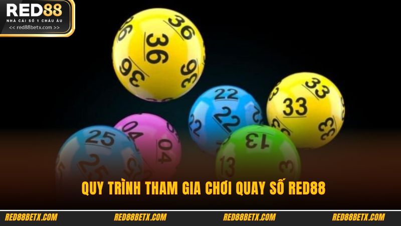 Quy trình tham gia chơi quay số Red88 